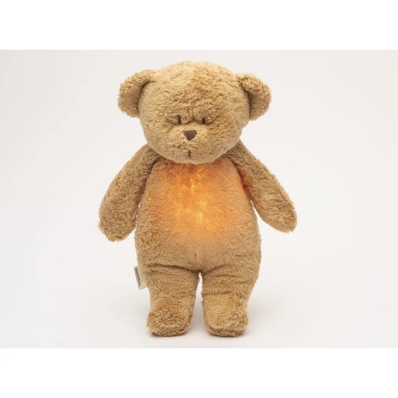 Moonie Bear 2.0 Organic Cappuccino usínáček s melodií 1 ks