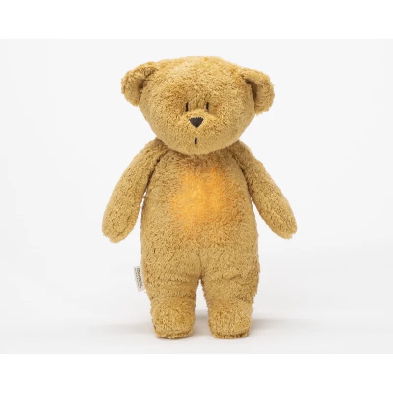 Moonie Bear 2.0 Organic Honey usínáček s melodií 1 ks