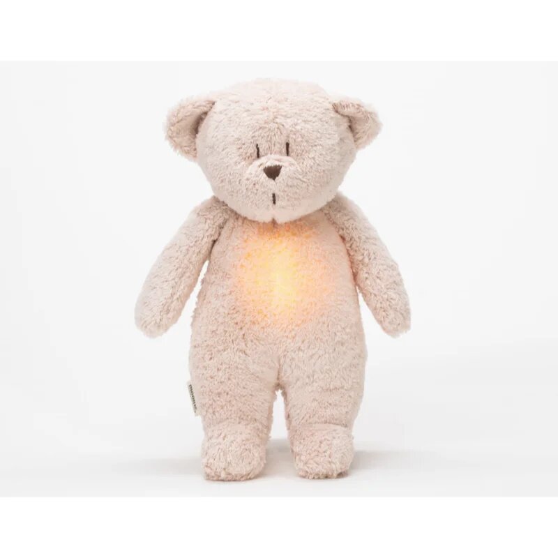 Moonie Bear 2.0 Organic Rose usínáček s melodií 1 ks
