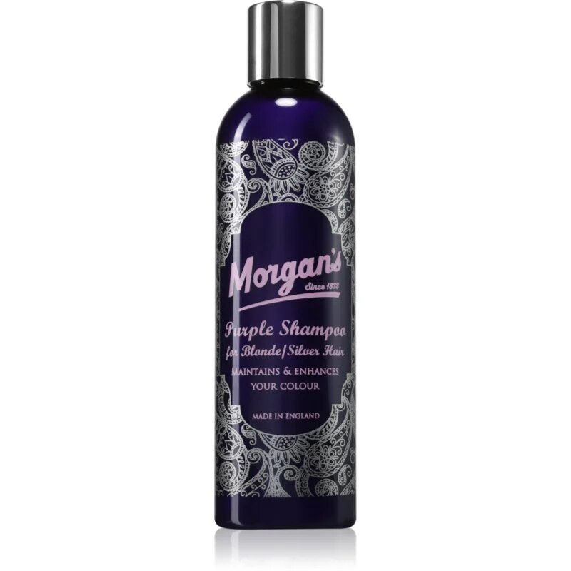 Morgan's Shampoo for Silver/Blonde Hair fialový šampon pro blond vlasy 250 ml