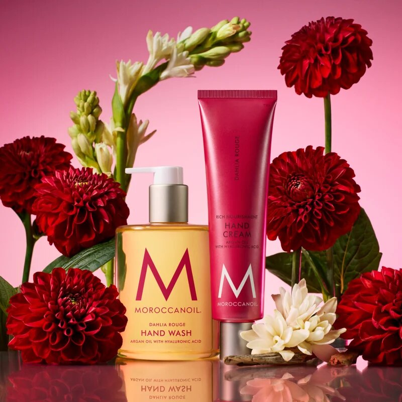 Moroccanoil Body Dahlia Rouge dárková sada na ruce