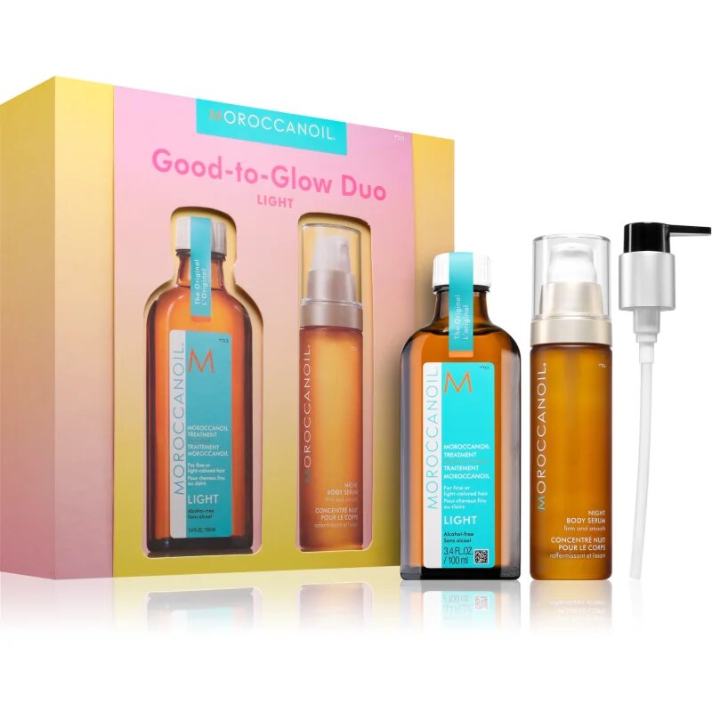 Moroccanoil Good-to-Glow Duo Light sada na vlasy a tělo 1 ks