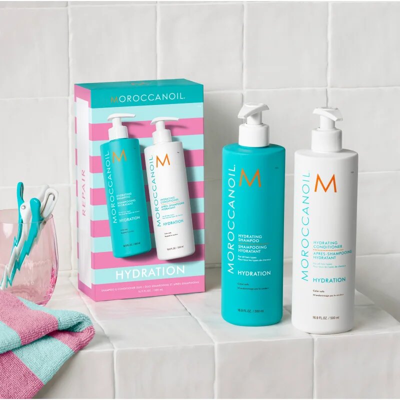 Moroccanoil Hydration Shampoo & Conditioner Duo sada pro suché vlasy