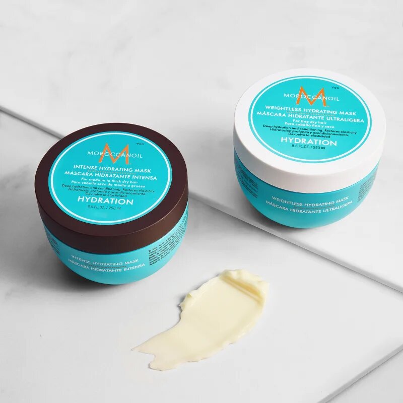 Moroccanoil Hydration Weightless Hydrating Mask hloubkově hydratační maska pro suché a křehké vlasy 250 ml