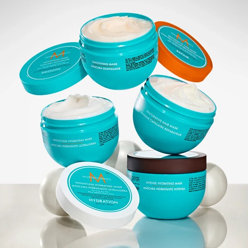 Moroccanoil Hydration Weightless Hydrating Mask hloubkově hydratační maska pro suché a křehké vlasy 250 ml
