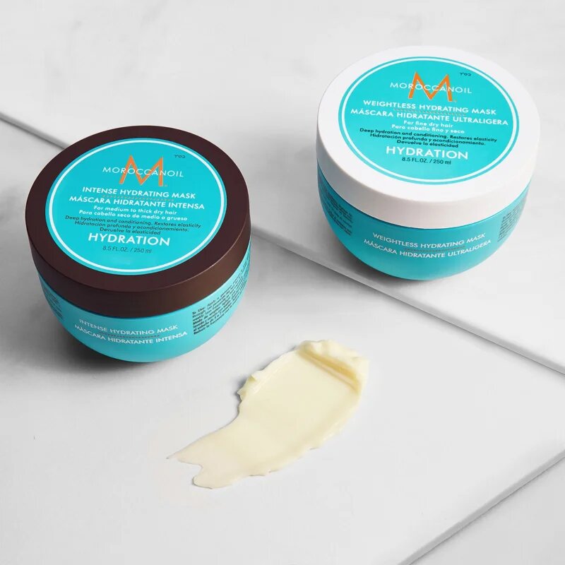 Moroccanoil Hydration Weightless Hydrating Mask hloubkově hydratační maska pro suché a křehké vlasy 500 ml
