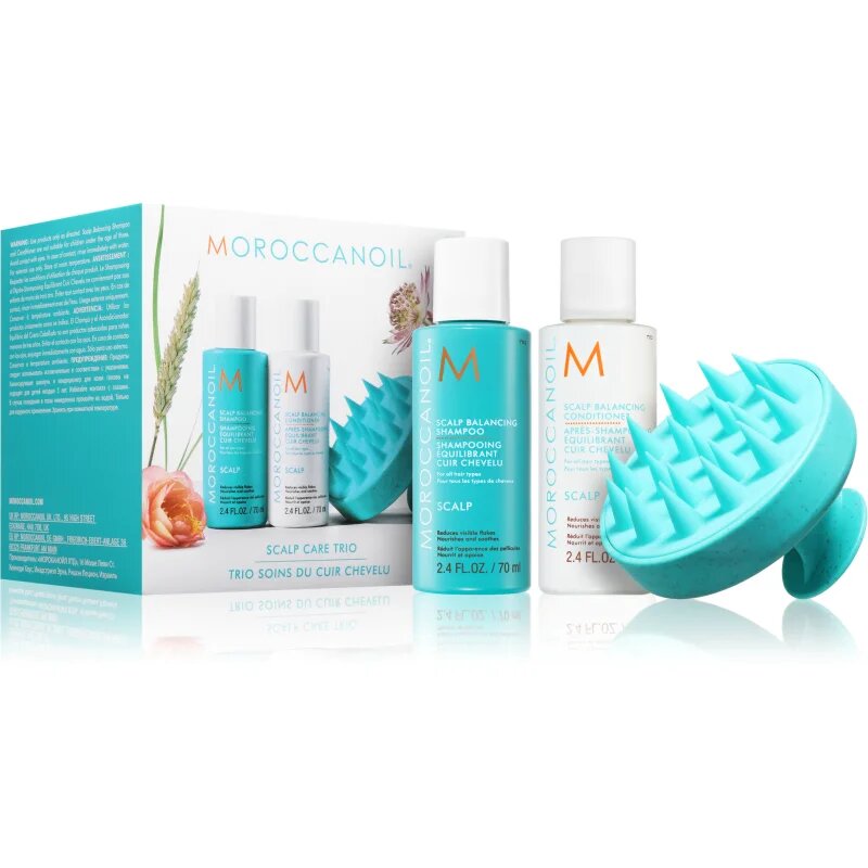 Moroccanoil Scalp Discovery Set sada pro mastnou pokožku hlavy proti lupům