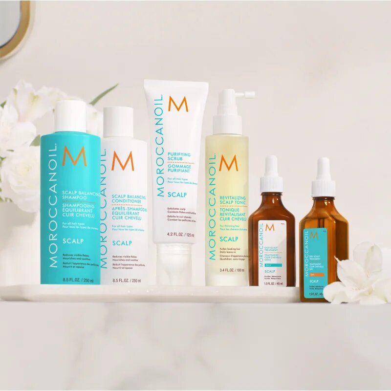 Moroccanoil Scalp Discovery Set sada pro mastnou pokožku hlavy proti lupům