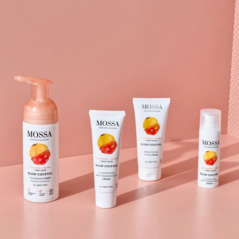 Mossa Glow Coctail čisticí pěna na obličej 150 ml