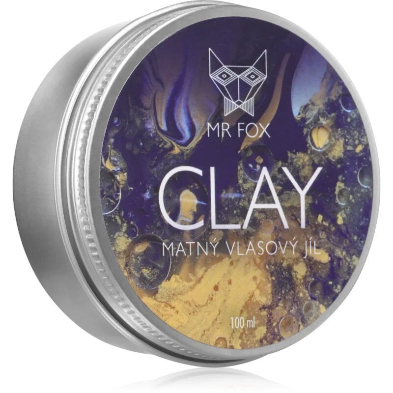 MR FOX Clay stylingový jíl na vlasy 100 ml