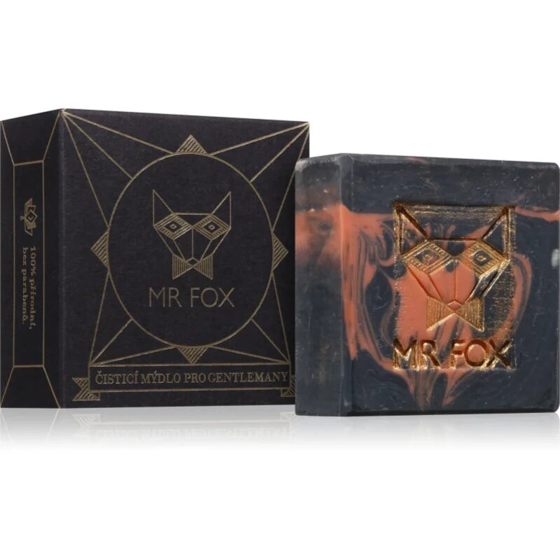 MR FOX Gentleman Soap mýdlo na vousy 95 g