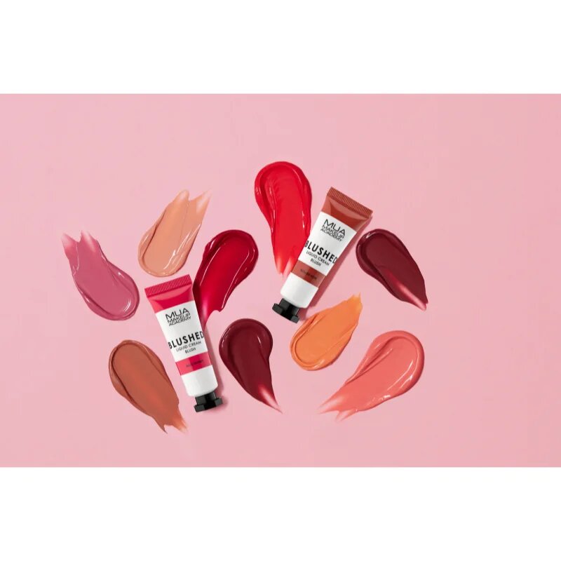 MUA Makeup Academy Blushed Liquid Blusher tekutá tvářenka odstín Watermelon 10 ml