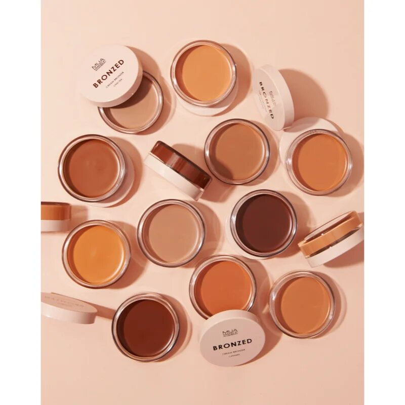 MUA Makeup Academy Bronzed krémový bronzer odstín Mocha 14 g