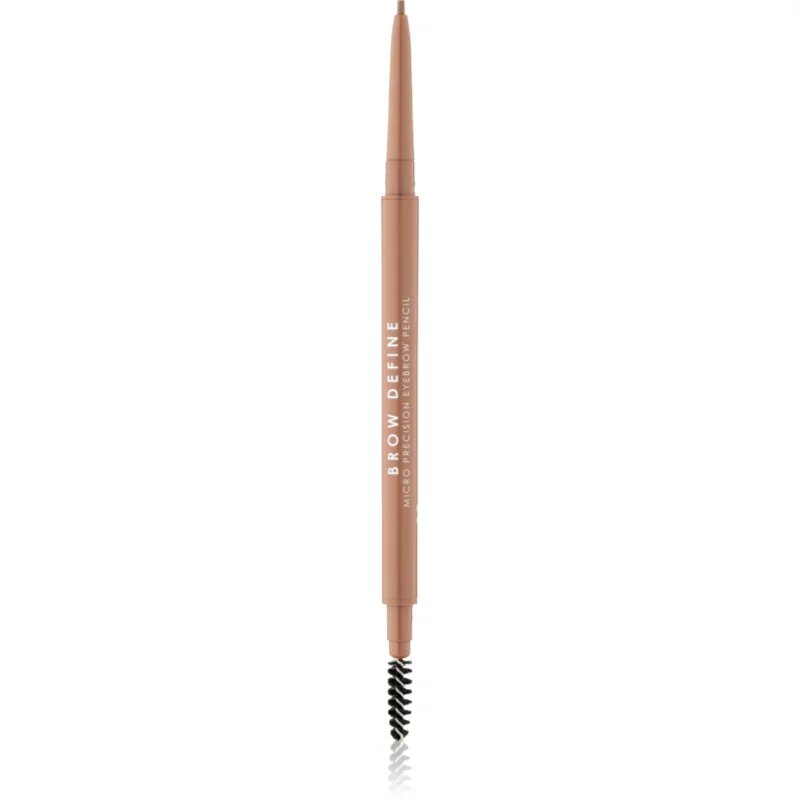 MUA Makeup Academy Brow Define precizní tužka na obočí s kartáčkem odstín Light Brown 0.05 g