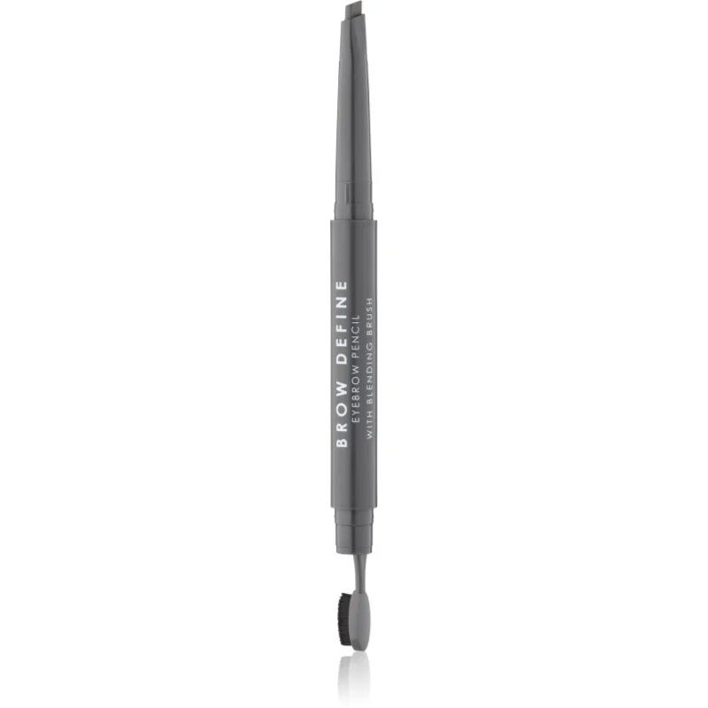 MUA Makeup Academy Brow Define tužka na obočí s kartáčkem odstín Grey 0.25 g