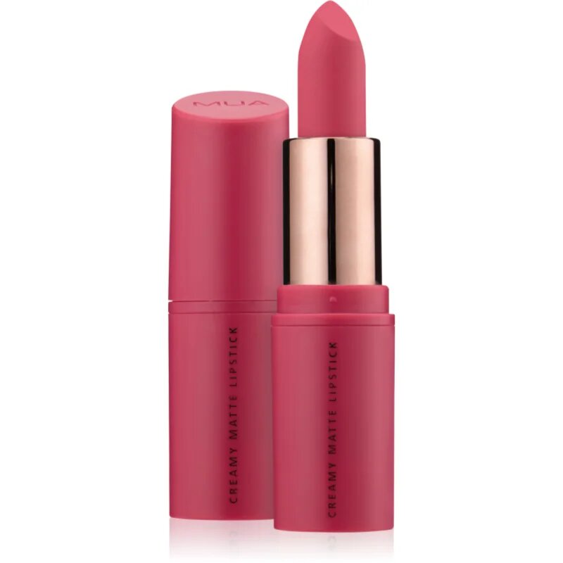 MUA Makeup Academy Creamy Matte krémová rtěnka s matným efektem odstín Dream Girl 3.2 g