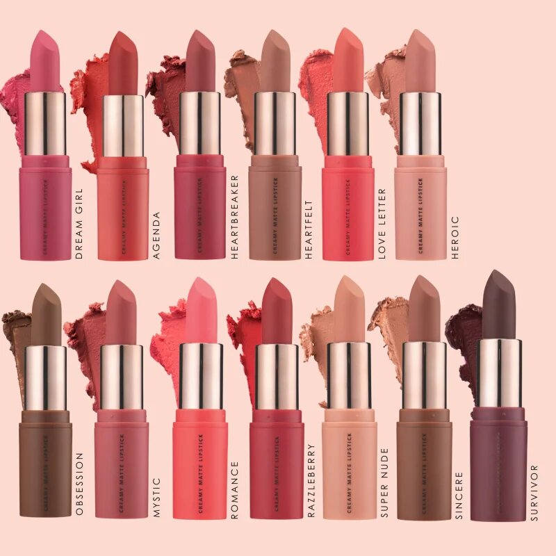 MUA Makeup Academy Creamy Matte krémová rtěnka s matným efektem odstín Obsession 3.2 g