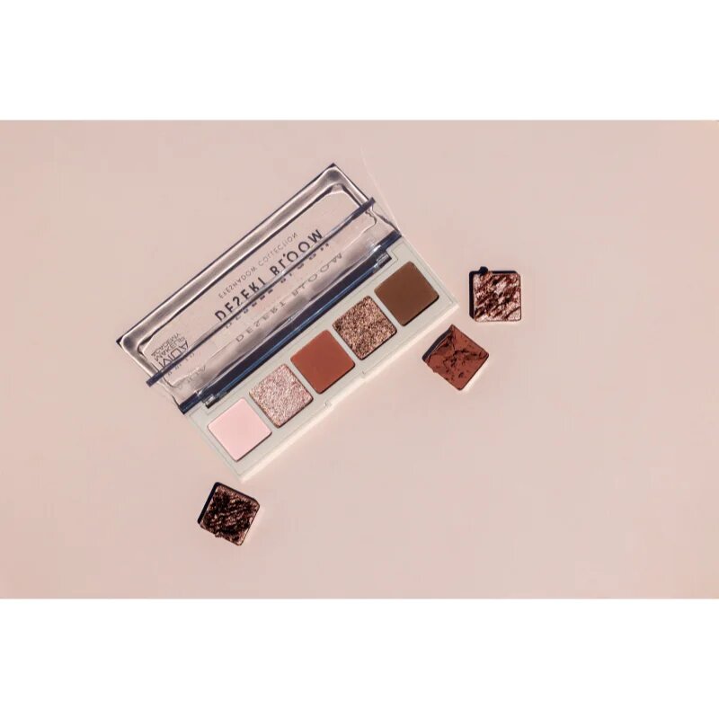 MUA Makeup Academy Eyeshadow Collection 5 Shade Palette paletka očních stínů odstín Desert Bloom 3.8 g