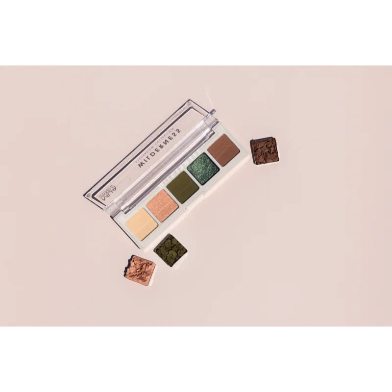 MUA Makeup Academy Eyeshadow Collection 5 Shade Palette paletka očních stínů odstín Wilderness 3.8 g