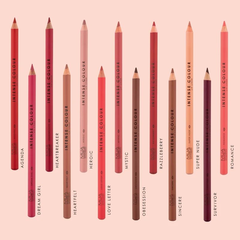 MUA Makeup Academy Intense Colour precizní tužka na rty odstín Love Letter 1.5 g