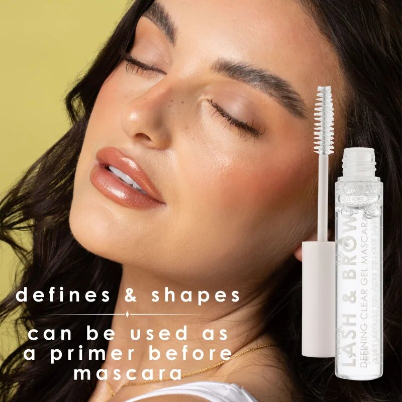 MUA Makeup Academy Lash & Brow transparentní řasenka na řasy a obočí 9 ml