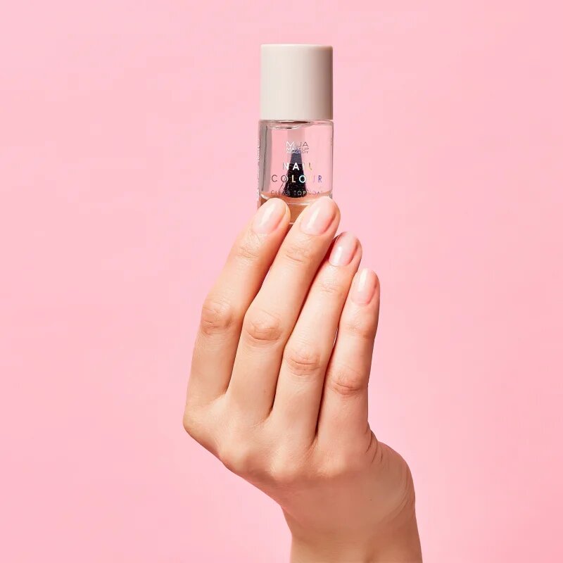 MUA Makeup Academy Nail Colour lak na nehty odstín Clear Top Coat 10 ml