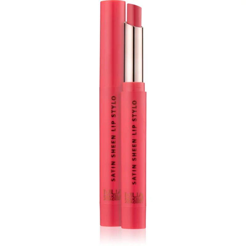 MUA Makeup Academy Satin Sheen saténová rtěnka odstín Love Letter 1.5 g