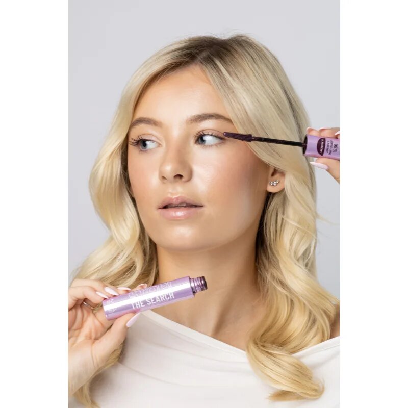 MUA Makeup Academy Stop The Search dlouhotrvající řasenka odstín Blackberry 12 ml
