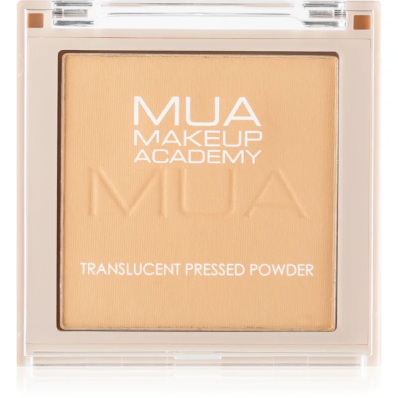 MUA Makeup Academy Translucent Pressed Powder kompaktní transparentní pudr 5.7 g