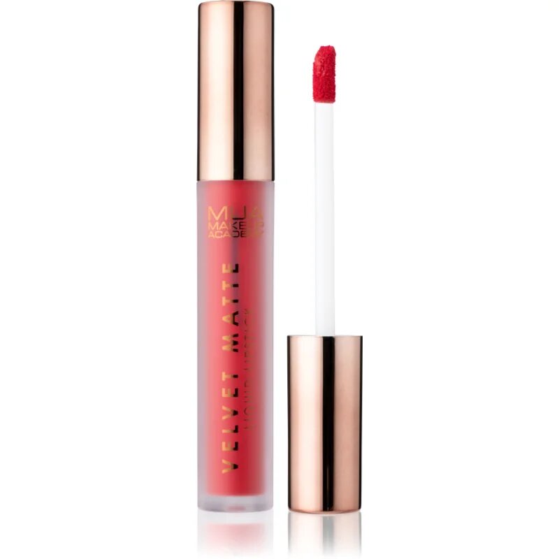 MUA Makeup Academy Velvet Matte matná tekutá rtěnka odstín Razzleberry 3 ml