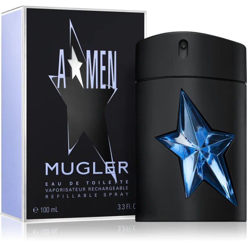 Mugler A*Men toaletní voda plnitelná pro muže Rubber Flask 100 ml