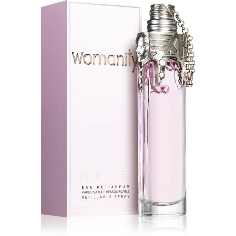 Mugler Womanity parfémovaná voda plnitelná pro ženy 80 ml