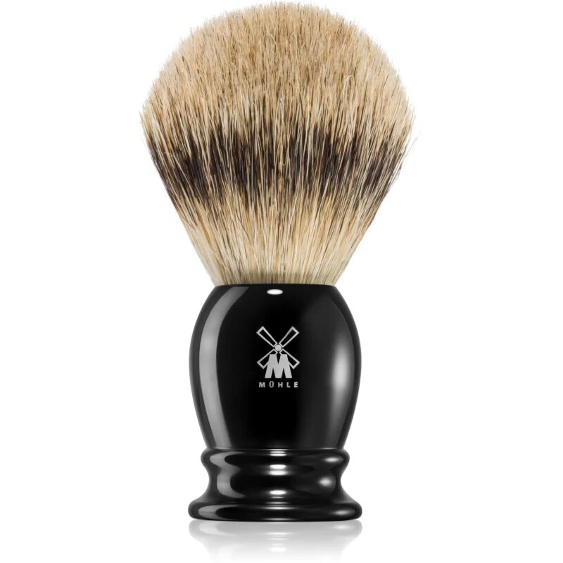Mühle CLASSIC Silvertip Black štětka na holení z jezevčí srsti střední 1 ks
