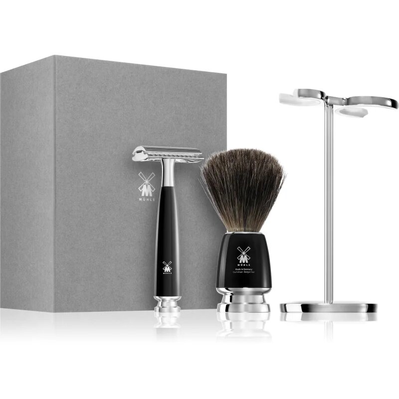 Mühle RYTMO Black Pure Badger holicí sestava