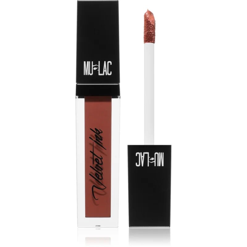 Mulac Cosmetics Velvet Ink dlouhotrvající matná tekutá rtěnka odstín In My Birthday Suit 5 ml