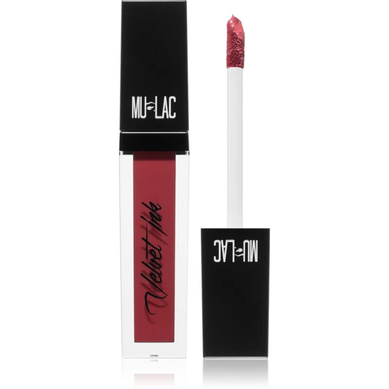 Mulac Cosmetics Velvet Ink dlouhotrvající matná tekutá rtěnka odstín Secret Love 5 ml