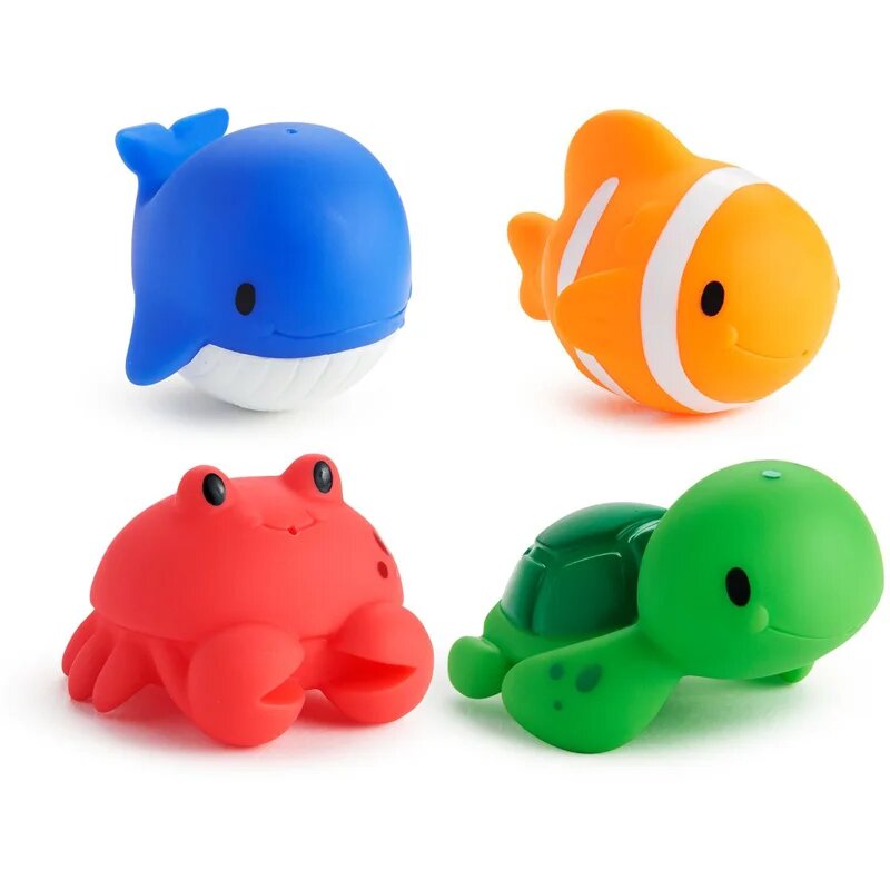 Munchkin Bath Ocen Bath Squirts hračka do vody 9 m+ 4 ks