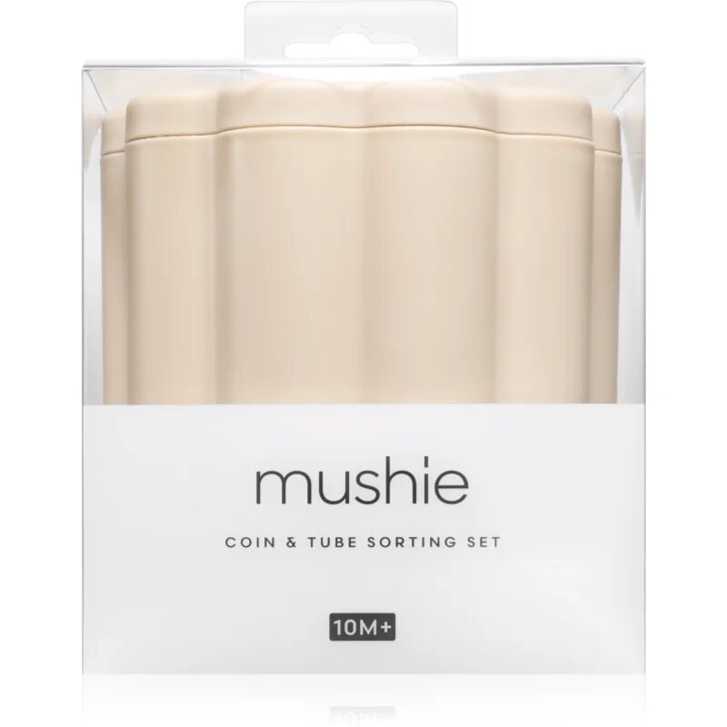 Mushie Coin & Tube Sorting Set třídicí hra 10m+ 1 ks