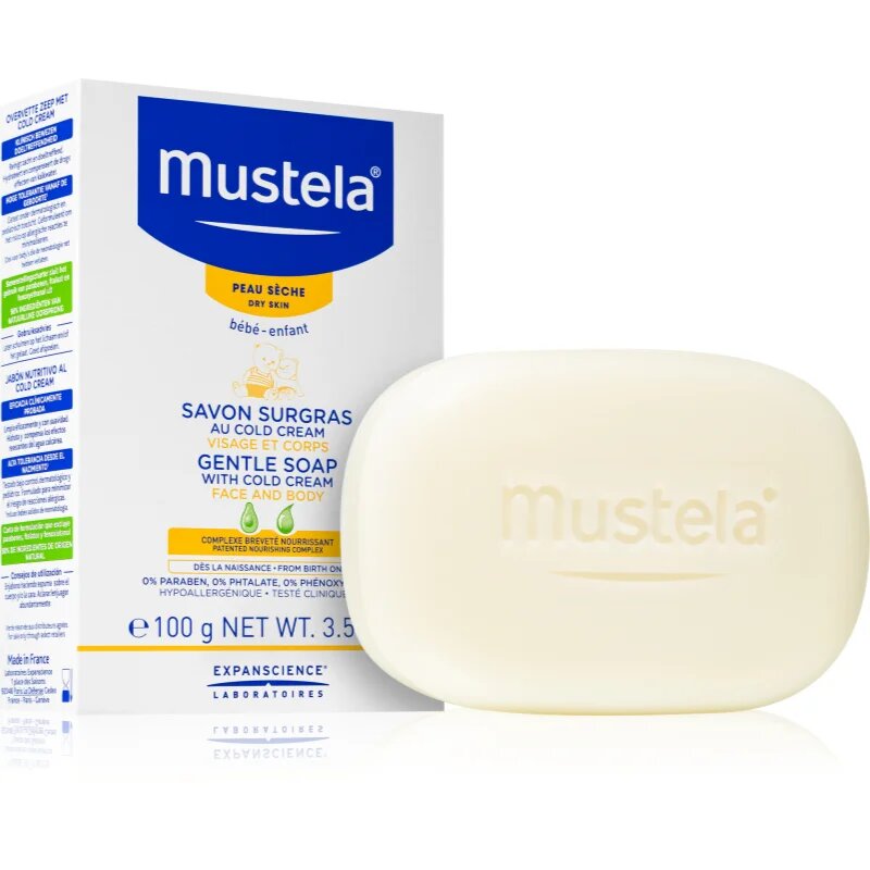Mustela Bébé jemné mýdlo pro děti od narození 100 g