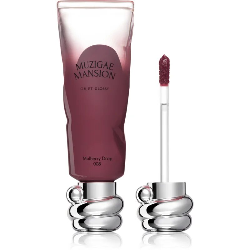 MUZIGAE MANSION Objet Glossy hydratační lesk na rty odstín 008 Mulberry Drop 6 g