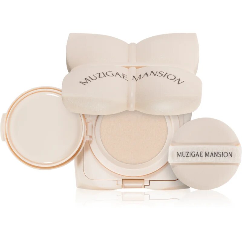 MUZIGAE MANSION Sleek Water Cushion dlouhotrvající make-up v houbičce s hydratačním účinkem odstín Y21 15 g