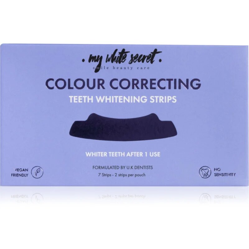 My White Secret Colour Correcting bělicí pásky 7 ks