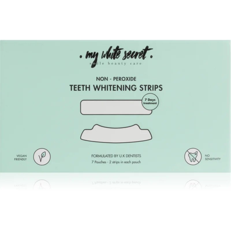 My White Secret Non - Peroxide Teeth Whitenings Strips bělicí pásky na zuby 7 ks