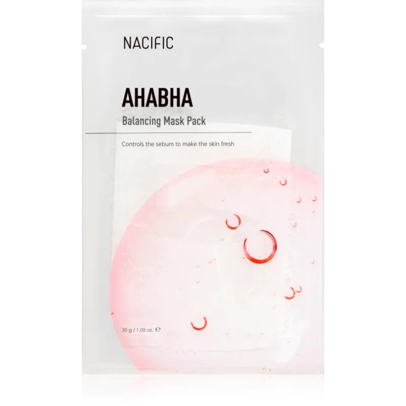 Nacific AHA BHA Balancing Mask Pack vyživující a obnovující pleťová maska s exfoliačním účinkem 1 ks
