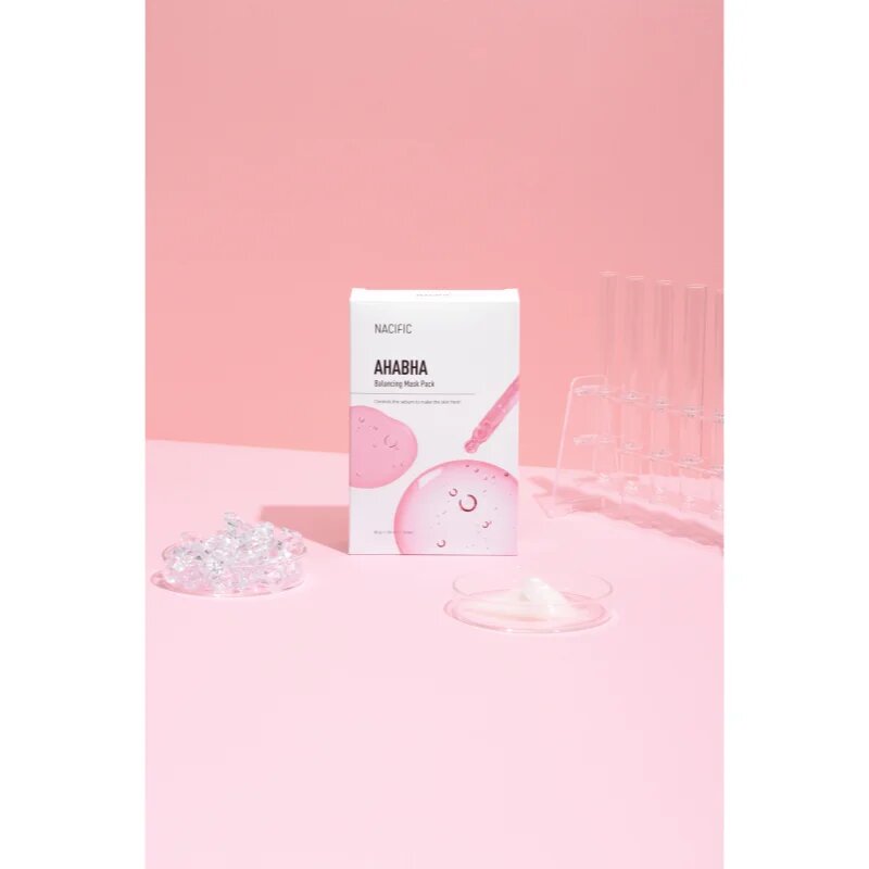 Nacific AHA BHA Balancing Mask Pack vyživující a obnovující pleťová maska s exfoliačním účinkem 1 ks