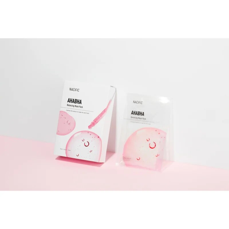 Nacific AHA BHA Balancing Mask Pack vyživující a obnovující pleťová maska s exfoliačním účinkem 1 ks