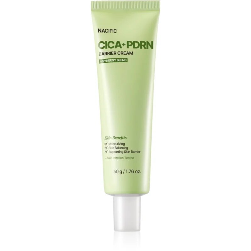 Nacific Cica PDRN Barrier Cream zklidňující a hydratační krém pro rozjasnění pleti 50 g