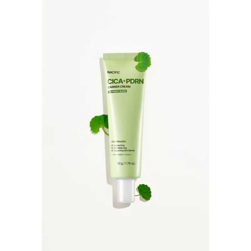 Nacific Cica PDRN Barrier Cream zklidňující a hydratační krém pro rozjasnění pleti 50 g