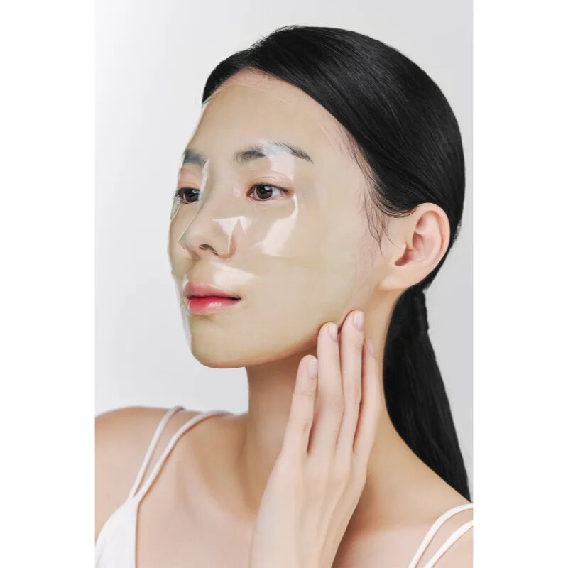 Nacific Green Tea Collagen Gel Mask rozjasňující pleťová maska s hydratačním účinkem 1 ks