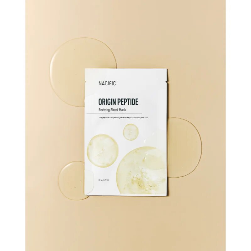 Nacific Origin Peptide Mask Pack zpevňující pleťová maska s hydratačním účinkem 1 ks